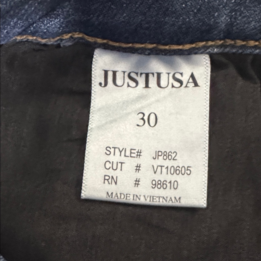 NWT JUSTUSA Mid Rise Skinny jeans. Size 30 - Picture 5 of 9